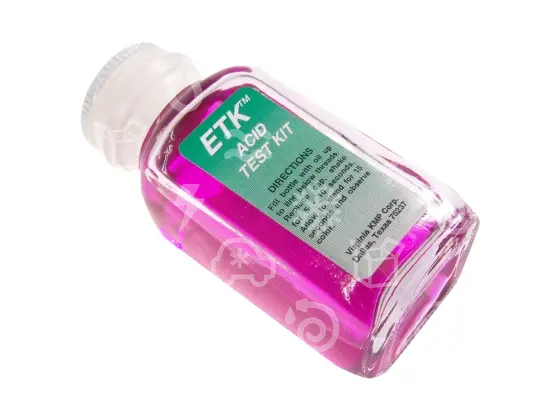 test oleje - kyselosti, pro esterové oleje (POE), PARKER - ETK
